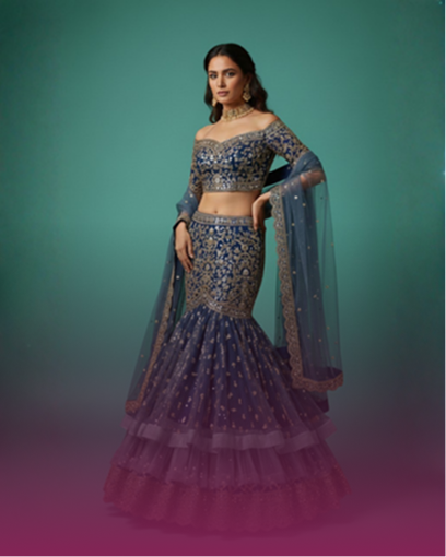 Fish Cut Lehenga