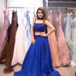 Royal Sapphire Hand-Embellished Lehenga Set