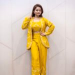 Mustard Bloom Embroidered Co-Ord